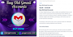 Buy Old Gmail Accounts